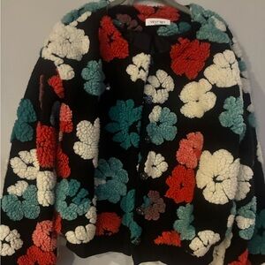 Veveret Floral Bomber Jacket - Multicolor